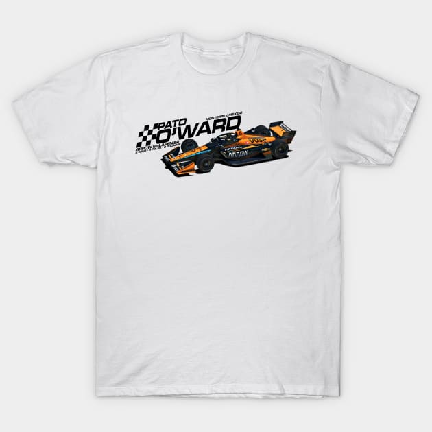 Pato O'Ward 2022 (black) T-Shirt by Sway Bar Designs